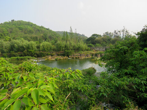 中国贵州安顺黄果树瀑布旅游风光