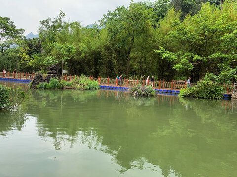 中国贵州安顺黄果树瀑布旅游风光
