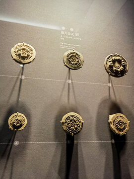 中国陕西历史博物馆莲花纹瓦当