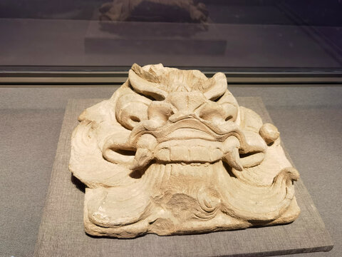 陕西历史博物馆古代鬼瓦兽面砖