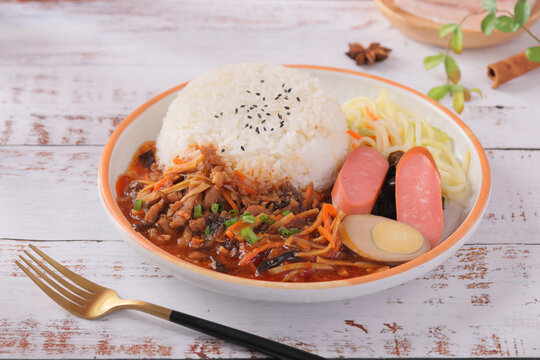 鱼香肉丝饭