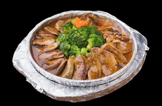 铁板鹅肝