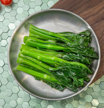 白灼菜心