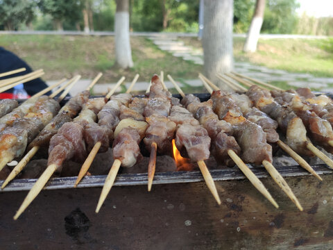 户外烤串