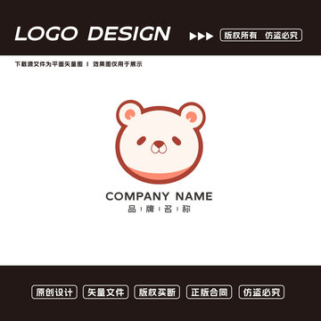 小熊logo标志
