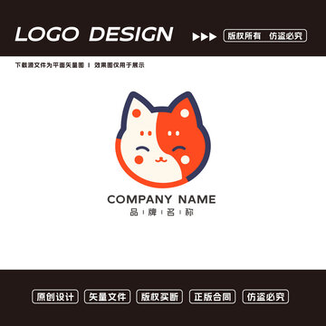 猫logo标志
