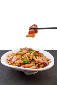 腊肉炒萝卜干