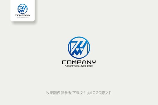 IW字母建筑房地产物业LOGO
