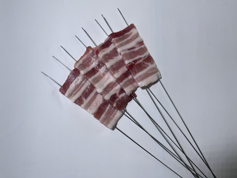 原切五花肉串