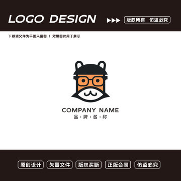 小熊logo标志