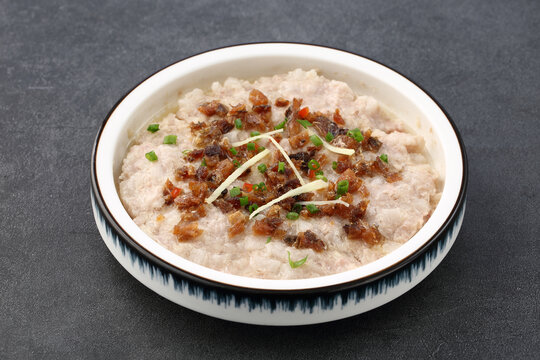 咸鱼蒸肉饼
