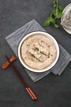 咸鱼蒸肉饼