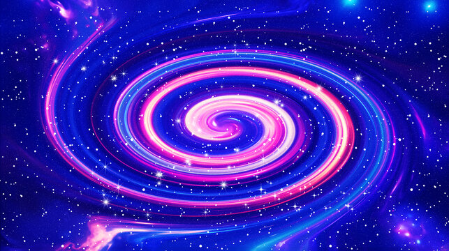 梦幻唯美星空旋涡