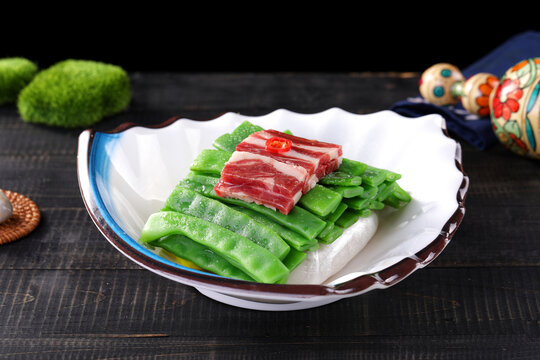 芸豆角炒肉
