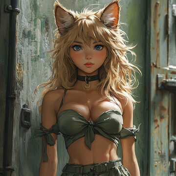 闪屏猫女