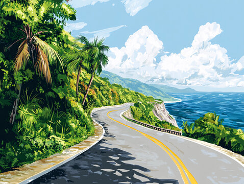 海岛马路