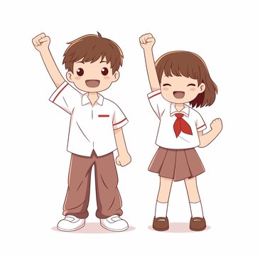 学生卡通形象
