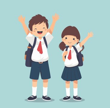 小学生矢量