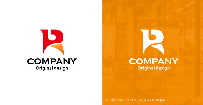 BR字母logo设计