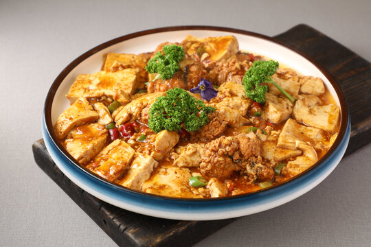 鱼籽烧豆腐