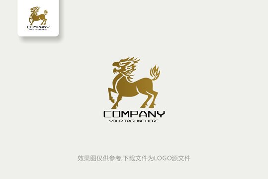 麒麟标志麒麟LOGO设计