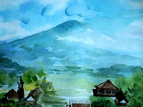 印度尼西亚巴厘岛火山