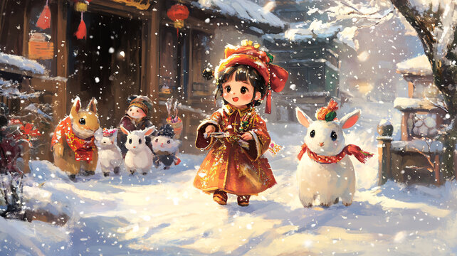新年氛围贺图
