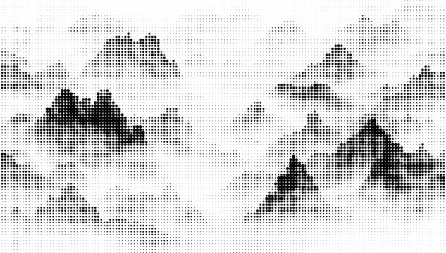 圆点镂空山