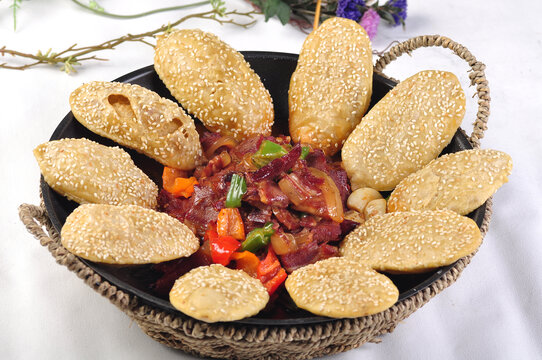 驴肉烧饼