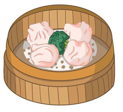 广式点心虾饺传统早茶