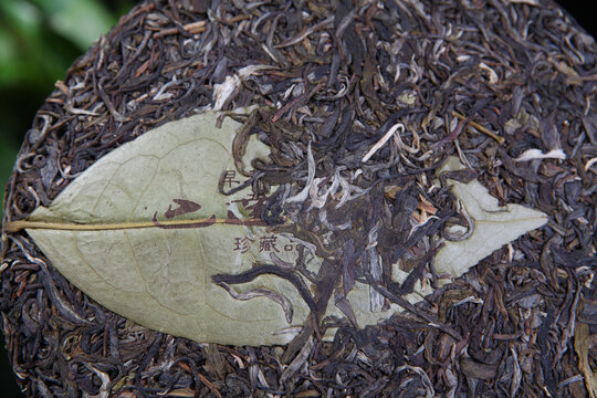 云南普洱茶巴达山生茶茶饼