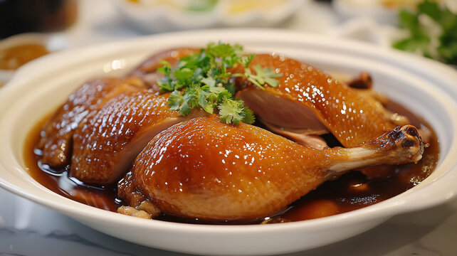 红烧鸭肉清汤