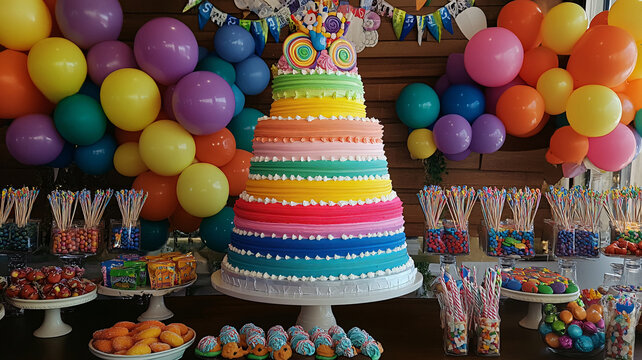 儿童生日宴会迎宾处