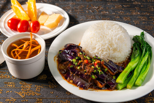 肉末茄子套餐