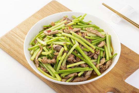 蒜薹炒肉丝