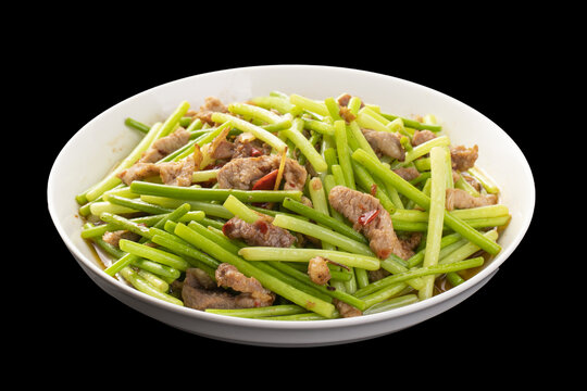 蒜苔炒肉