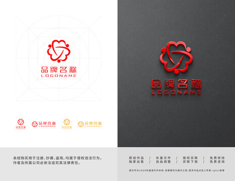 字母M婚庆家居装饰烘焙LOGO