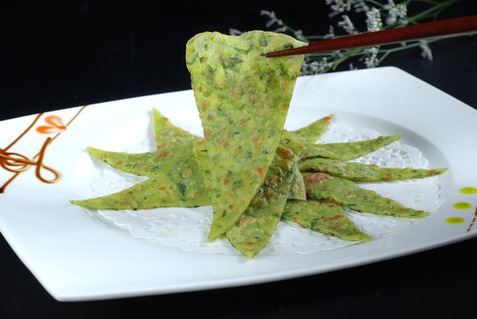 小农家野菜饼
