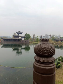 公园水景