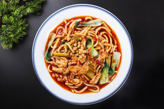 鸡肉炒米粉