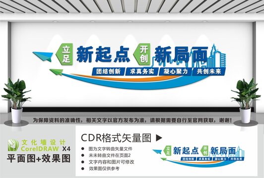 企业标语文化墙