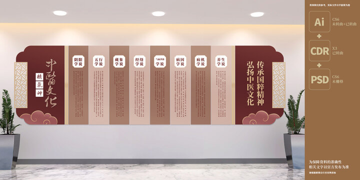 中医学说文化墙