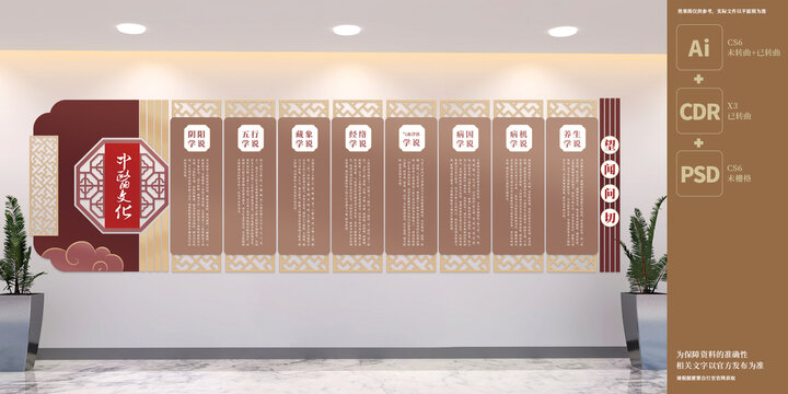 中医学说展板文化墙