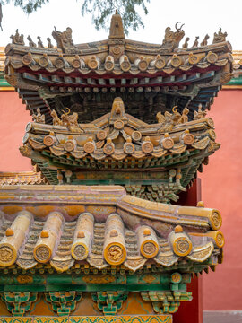 古建筑斗拱彩绘