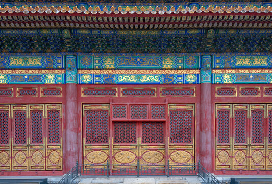 故宫古建筑中式大门