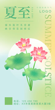夏至节气海报
