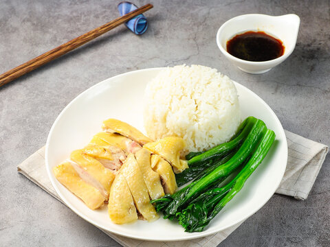 白切鸡饭