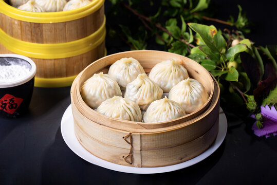 小笼素菜包