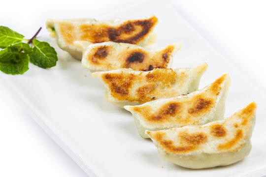 香煎韭菜饺子