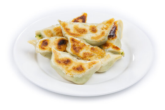 香煎韭菜饺子